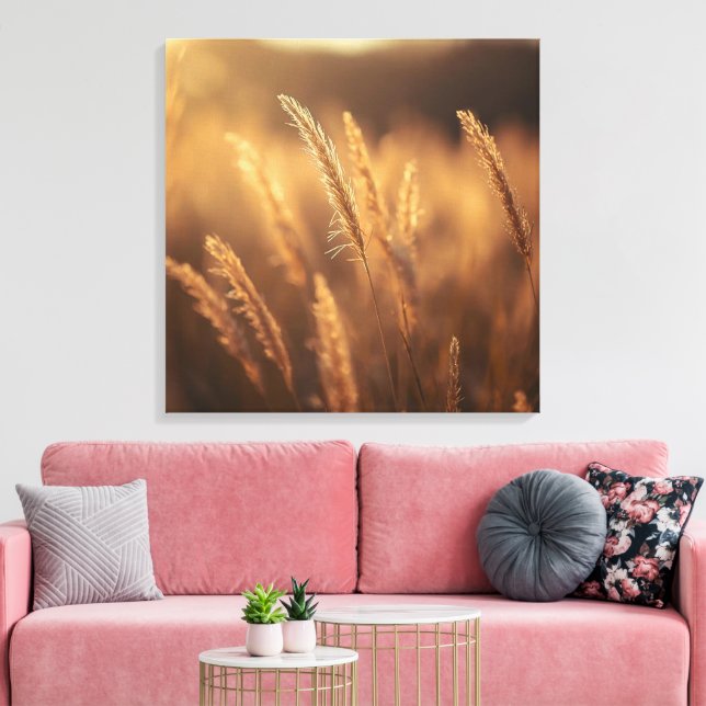 Ästhetischer Träumerischer Glow Leinwand (Insitu (Wohnzimmer))