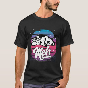 Ästhetischer Vaporwave Japanischer Otaku Meme Meh  T-Shirt