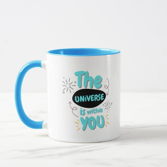 Ästhetischer Zitat-Kaffeebecher  Tasse (Links)