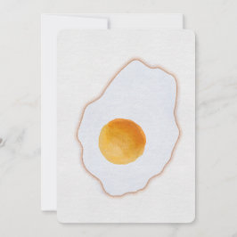 Ästhetisches Aquarell Spiegelei Minimalistische Ku Einladung