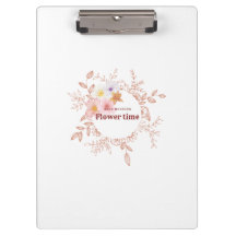Ästhetisches Botanisches Florales Kranz Clipboard