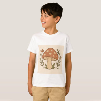 Ästhetisches Botanisches Pilz-T-Shirt T-Shirt