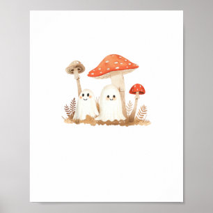 Ästhetisches Cottagecore Goblincore Pilz Süß Spuk Poster
