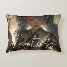 Ästhetisches / Dark Fantasy Mädchen Dekokissen