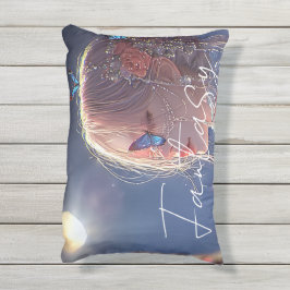 Ästhetisches / Dark Fantasy Mädchen Kissen Für Draußen