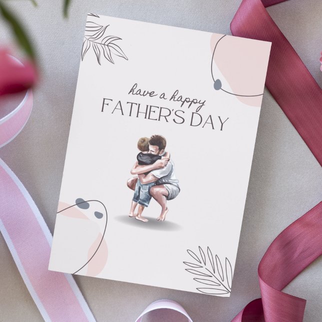 Ästhetisches Design des Minimalistischen Vaters Karte (Von Creator hochgeladen)