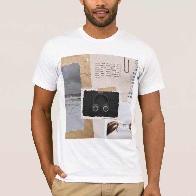 ästhetisches Design für Männer   T-Shirt (Vorderseite)