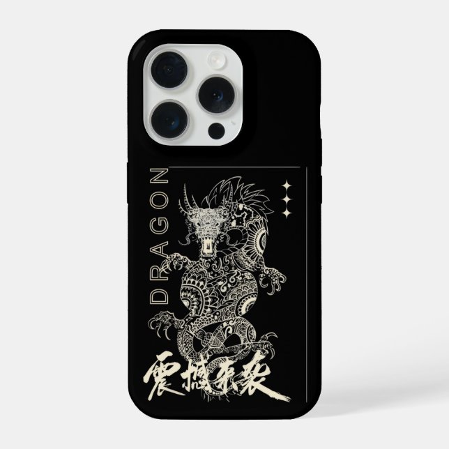 Ästhetisches Drache iPhone 15 Pro Max Hülle Soft G (Rückseite)