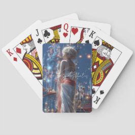 Ästhetisches / Dunkles Fantasy-Mädchen Spielkarten