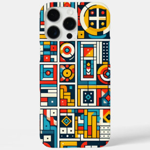 Ästhetisches farbenfrohes geometrisches Muster iPhone 16 Pro Max Hülle