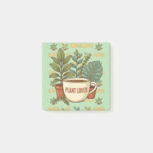 Ästhetisches Geschenk für Pflanzen-Mamas Post-it Klebezettel