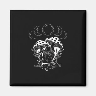 Ästhetisches Goblincore- und Cottagecore-Pilz-Arti Magnet