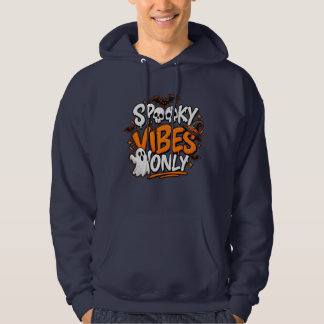Ästhetisches Halloween Retro-Geist-Totenkopf Grafi Hoodie