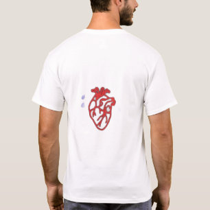 Ästhetisches Hemd mit menschlichem Herzen T-Shirt
