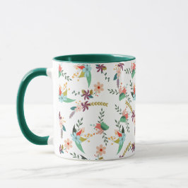 Ästhetisches Herbstblumenmuster-Tassimo mit zwei T Tasse