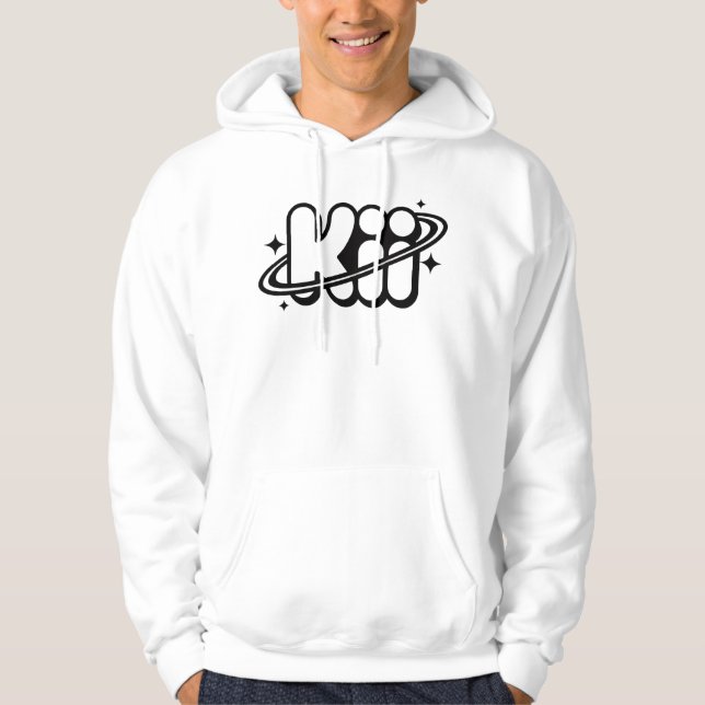 Ästhetisches Kiii-Logo | Minimalistischer Y2K-Rave Hoodie (Vorderseite)