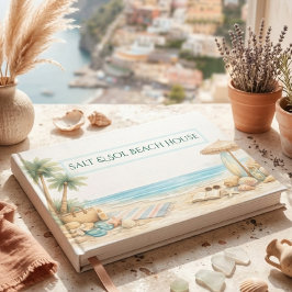 Ästhetisches Küsten Calm Modernes Sanftes Strandre Gästebuch