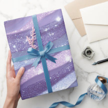 Ästhetisches Lavendel-Irideszentes Glitter-Muster