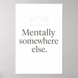Ästhetisches minimalistisches Wandposter – nachvol Poster