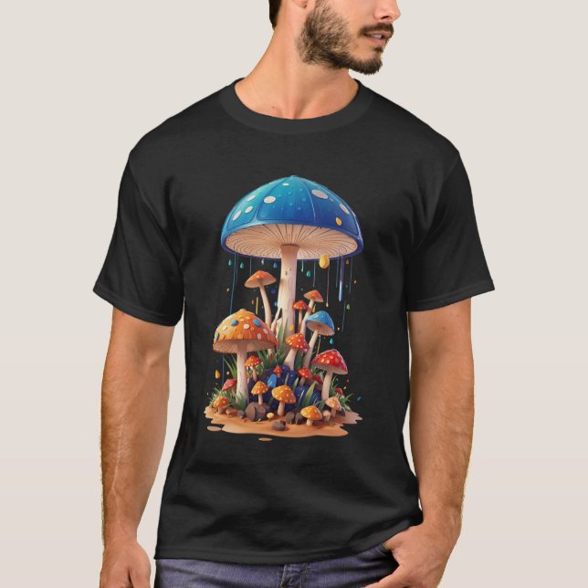 Ästhetisches Mushroom-Shirt | Pilzsaal T-Shirt (Vorderseite)