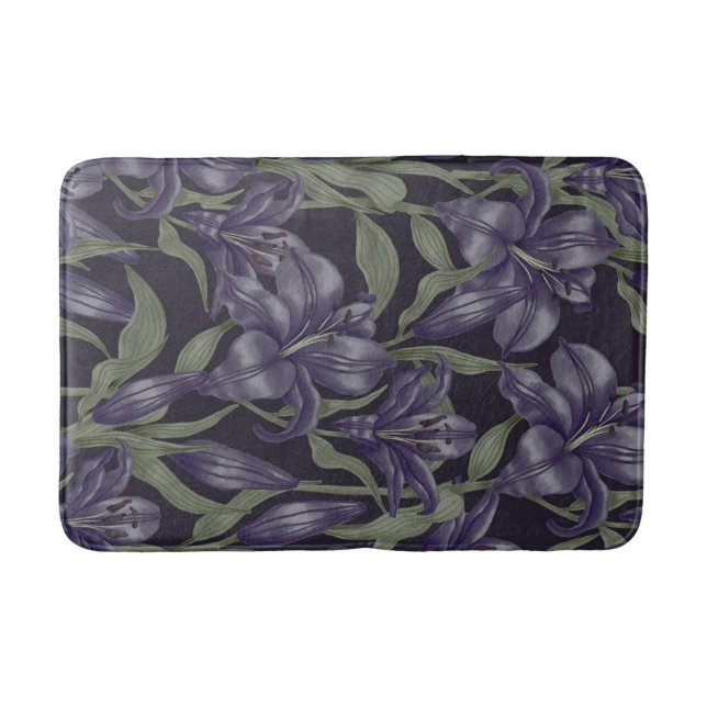 Ästhetisches nahtloses Muster Badematte (Vorderseite)