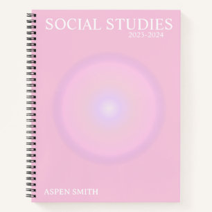 ästhetisches Notebook Notizbuch