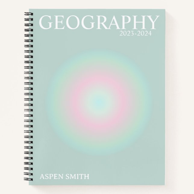 ästhetisches Notebook Notizbuch (Vorderseite)