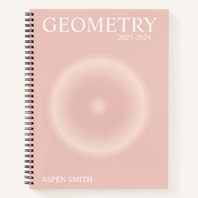 ästhetisches Notebook Notizbuch (Vorderseite)