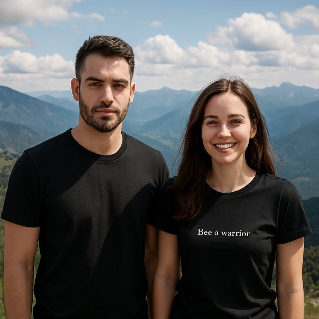 ästhetisches Outfit Zitat Bee a Krieger T-Shirt (Von Creator hochgeladen)