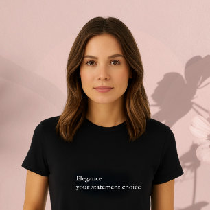 ästhetisches Outfit Zitat Elegance Auswahl T-Shirt