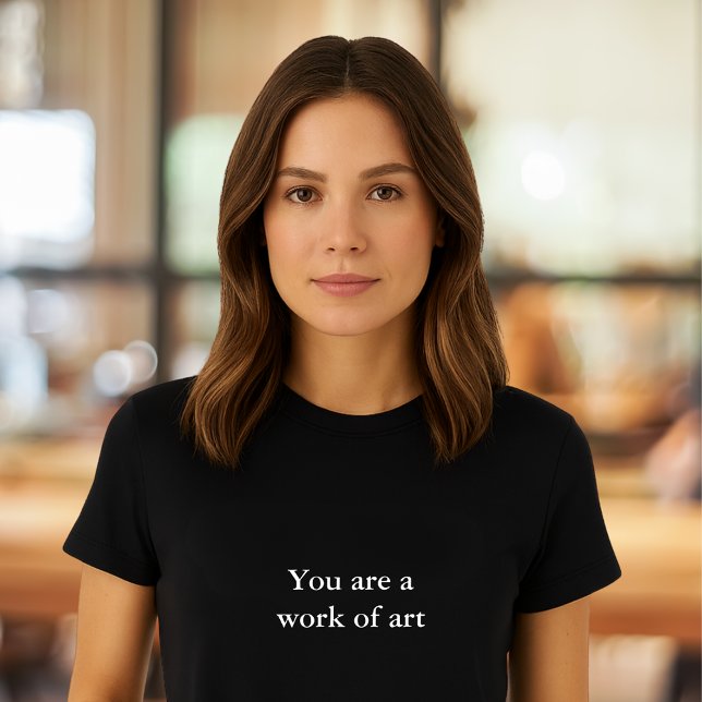 ästhetisches Outfit Zitat Sie sind ein Kunstwerk T-Shirt (Von Creator hochgeladen)