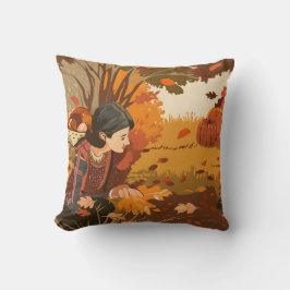 Ästhetisches Pilgrim-Muster Kissen