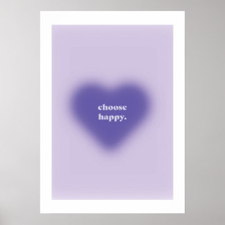 Ästhetisches Poster - Happy Choose