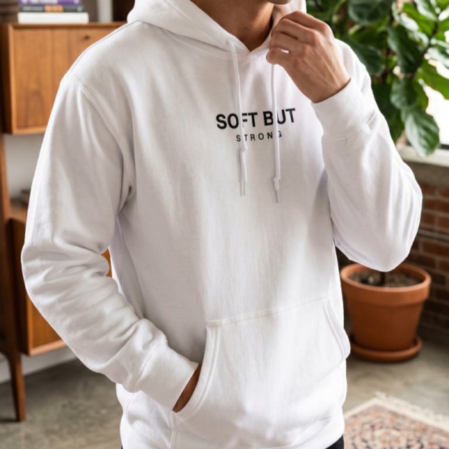Ästhetisches, sauberes, typografisches Pullover-Sw Hoodie (Von Creator hochgeladen)