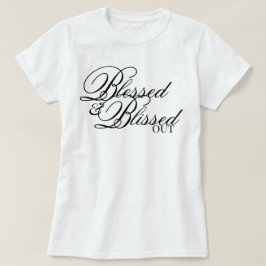 Ästhetisches Skript Gesegnete & Erfüllte Affirmati T-Shirt
