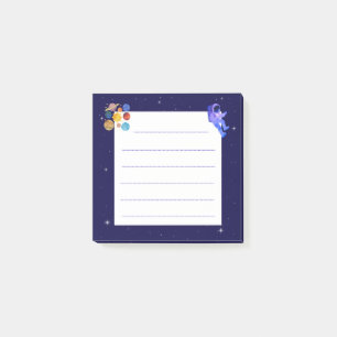 Ästhetisches Sonnensystem Planet Astronaut Raum Po Post-it Klebezettel