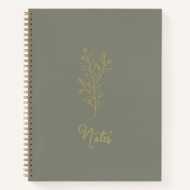 Ästhetisches Spiraljournal Notizbuch