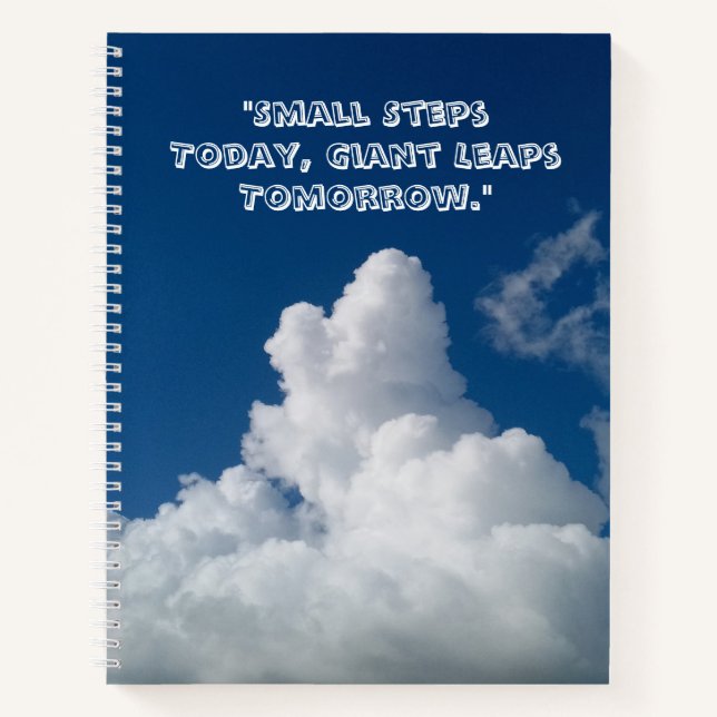 Ästhetisches SpiralNotebook Notizbuch (Vorderseite)