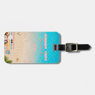 Ästhetisches Strand-Sommer-Gepäckanhänger Gepäckanhänger