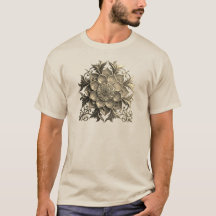 Ästhetisches Vintage-Blumen-Mandala-Ornament-T-Shi