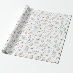 Ästhetisches Weißes Oster Geschenkpapier