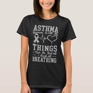 Asthma Bewusstsein Atmung Atmen Erkältung Asthma K T-Shirt