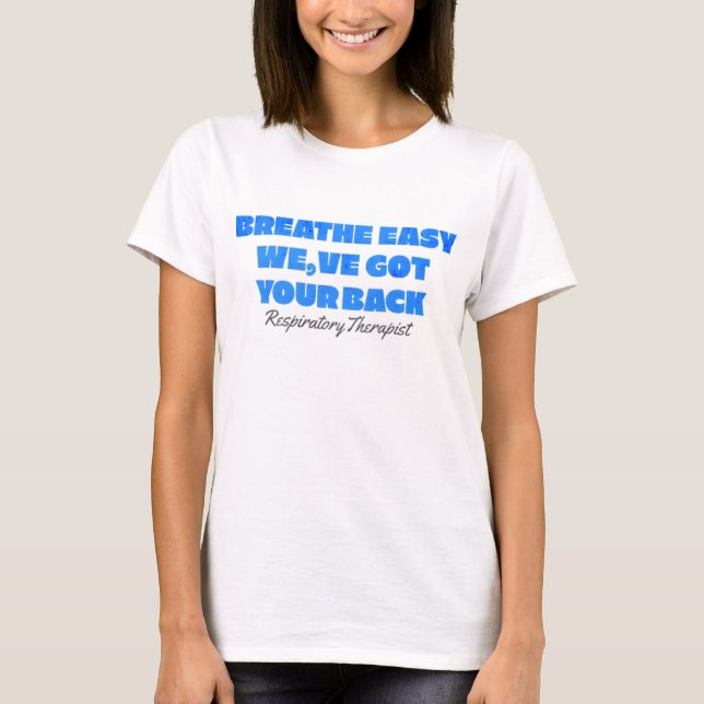 Asthma COPD Nurse RT T-Shirt (Vorderseite)