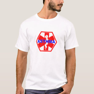 ASTHMA-MEDIZINISCHER ZEICHEN-IDENTIFIKATIONS-UMBAU T-Shirt
