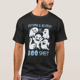 Asthma und Allergie ist Booblatt hellblauer Hallow T-Shirt