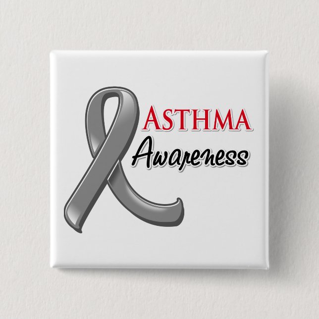 Asthmabewusstsein Button (Vorderseite)