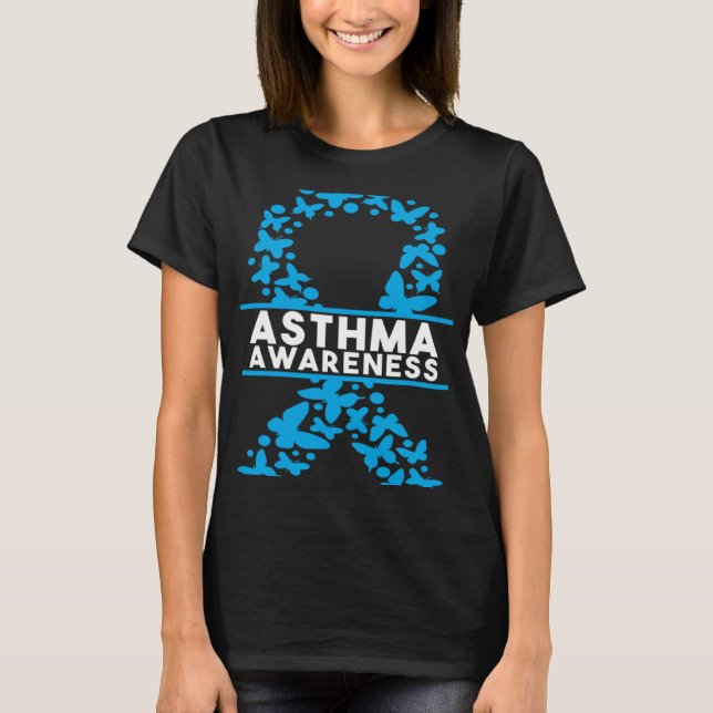 Asthmabewusstsein T-Shirt (Vorderseite)