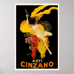Asti Cinzano Vintage Food&Drink Poster von Leonett