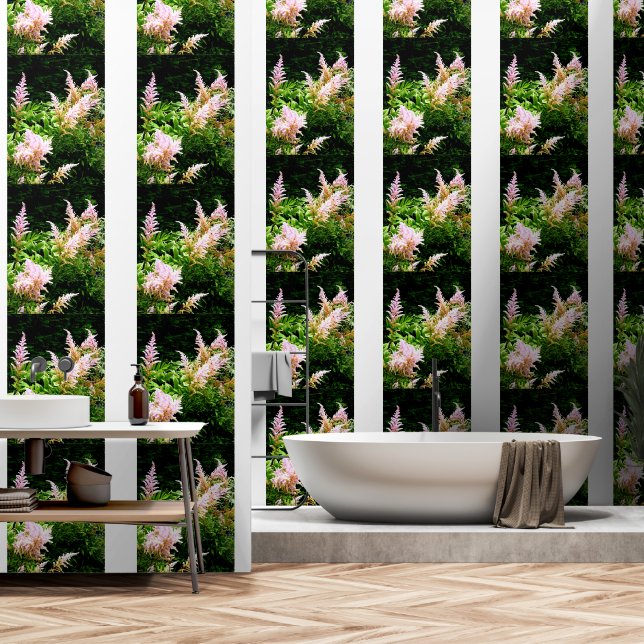 Astilbe Tapete (Badezimmer)