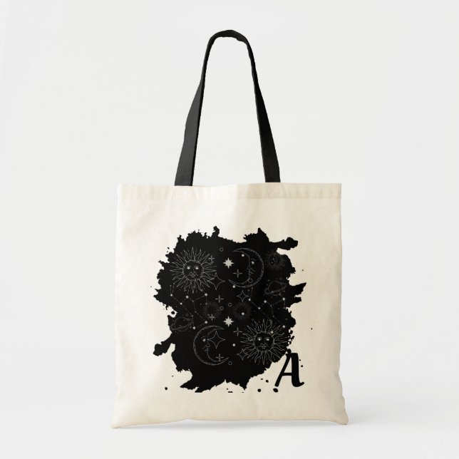 ASTOLOGIE (BLACK) Tote Bag Tragetasche (Vorne)